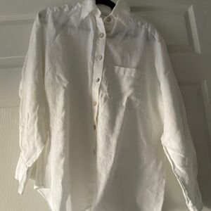 bryn Walker Linen Boyfriend Shirt